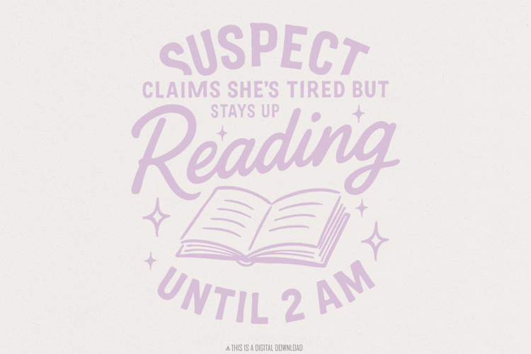 Suspect Claims Shes Tired But Stays Up Reading PNG, Book