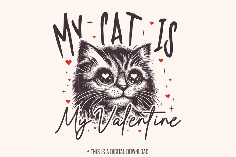 Cat Valentine Svg Image 17