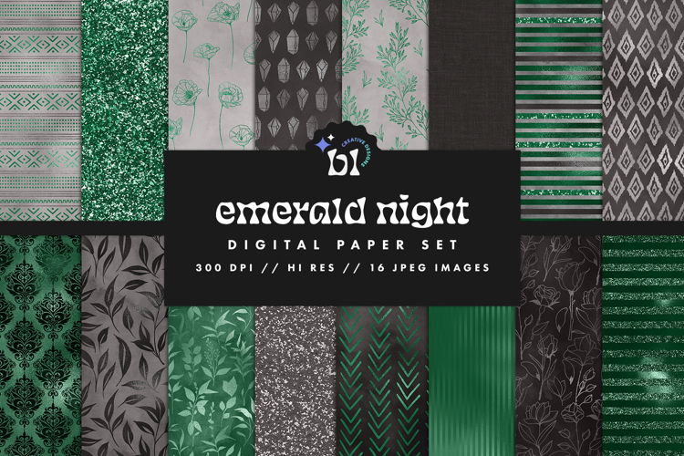 Green And Black Texture Image 24