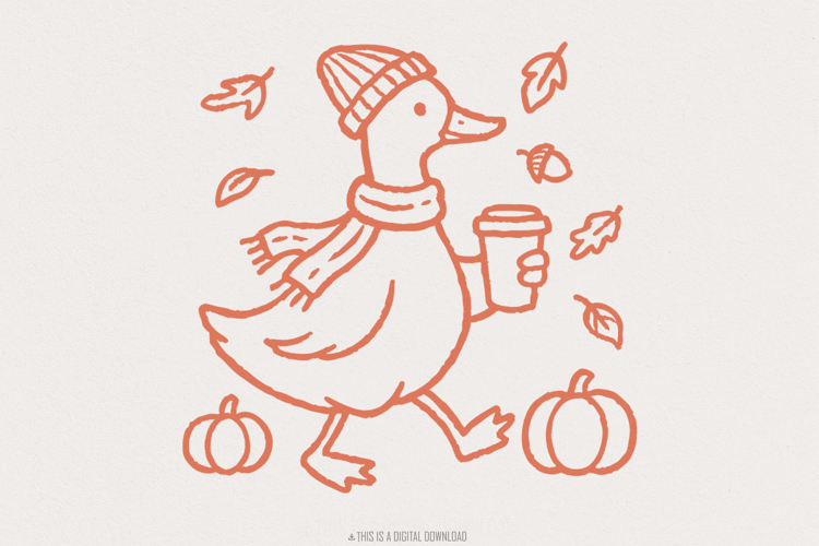 Cute Duck Clipart Image 2
