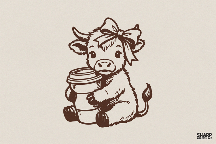 Highland Cow Png Image 7