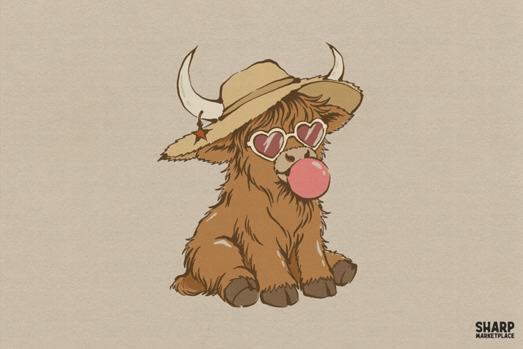 Highland Cow Png Image 20