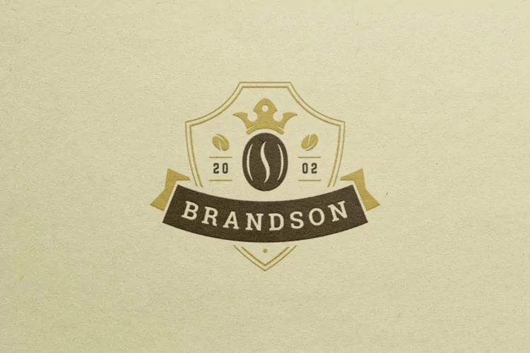 Coffee shop retro vintage logotype