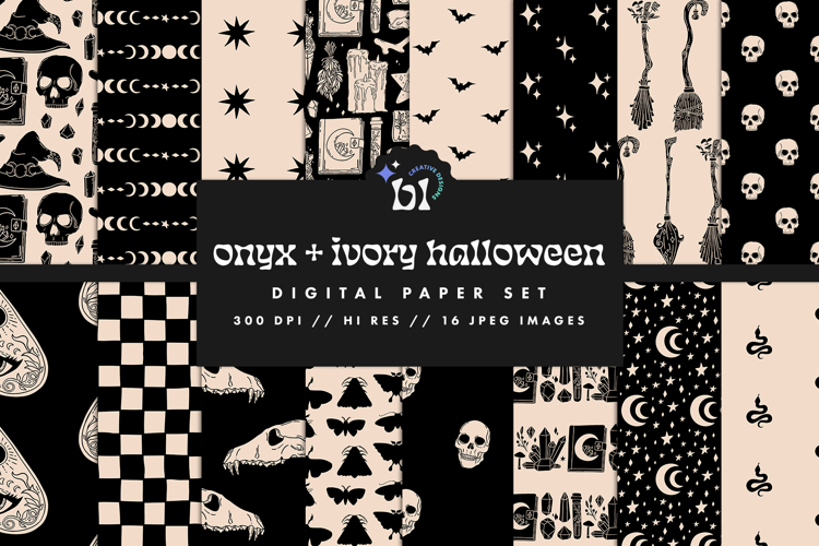 Halloween Scrapbook Paper Image 14
