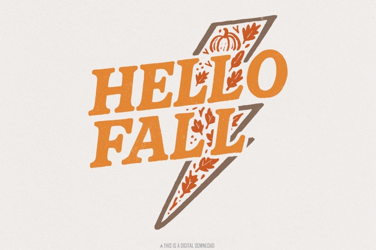 Hello Fall Clipart Image 13