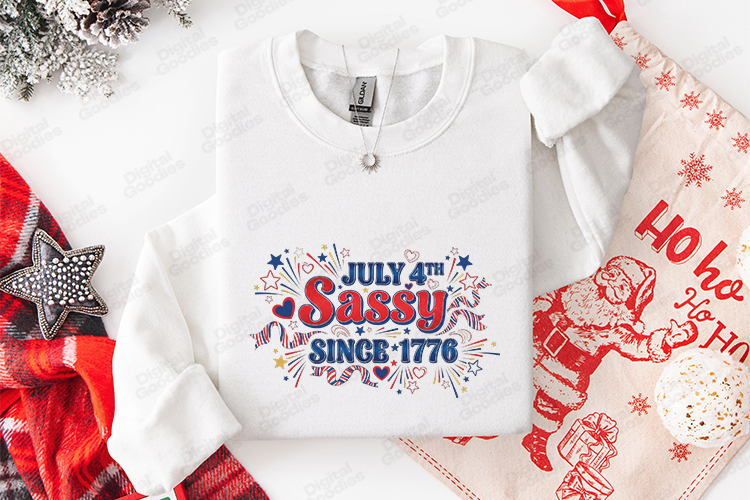 Sassy Since 1776 SVG - July 4th Patriotic Fireworks File