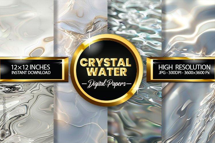 Crystal Water Digital Papers - 04 Variations