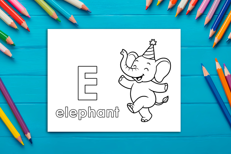 Elephant Coloring Pages