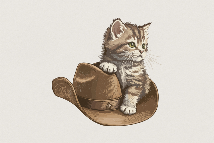 Cowboy Hat Illustration Image 10