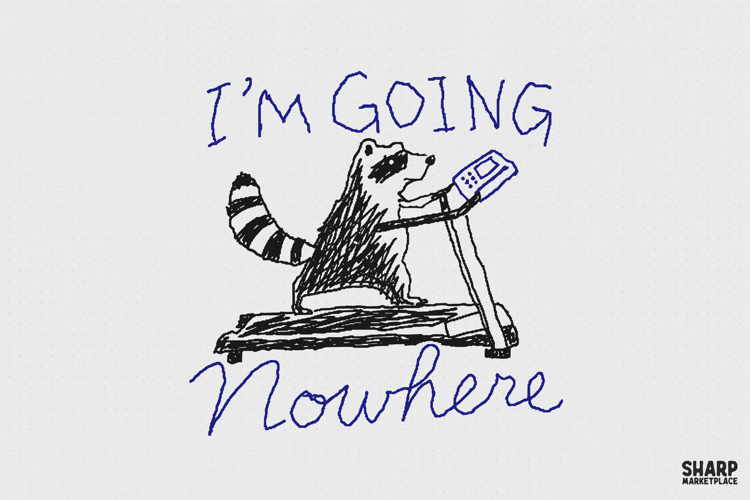 I'm Going Nowhere PNG, Trendy PNG, Shirt PNG, Funny PNG, example image 1