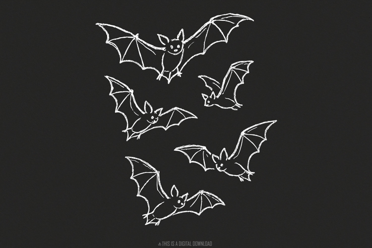 Cute Bat Clipart Image 3