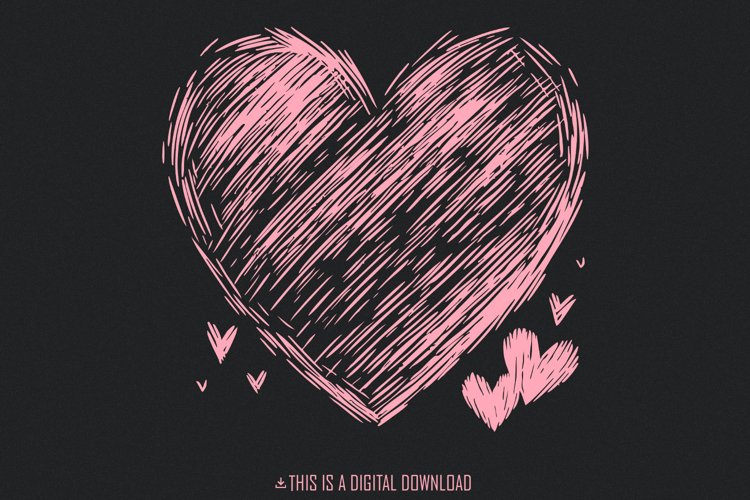 Pink Heart Png Image 17