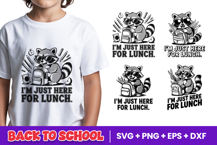 Just Here For Lunch SVG PNG