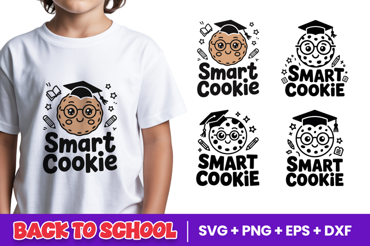 Smart Cookie Back to School SVG PNG