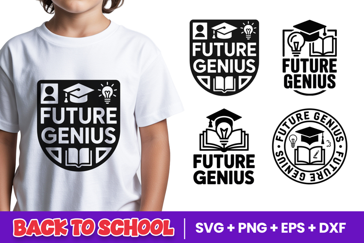 Future Genius Back to School SVG PNG
