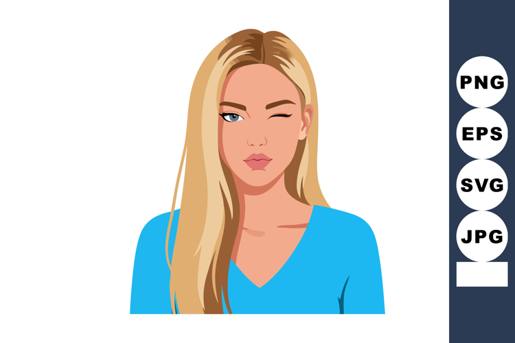 Wink Clipart Image 23