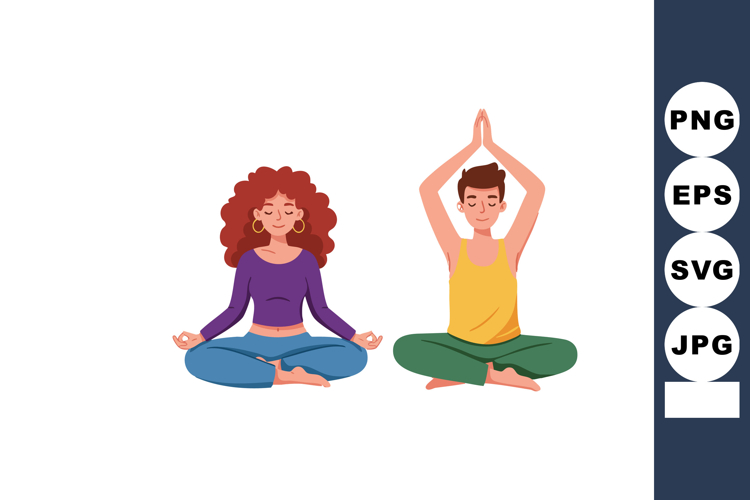 Meditation Clipart Image 14