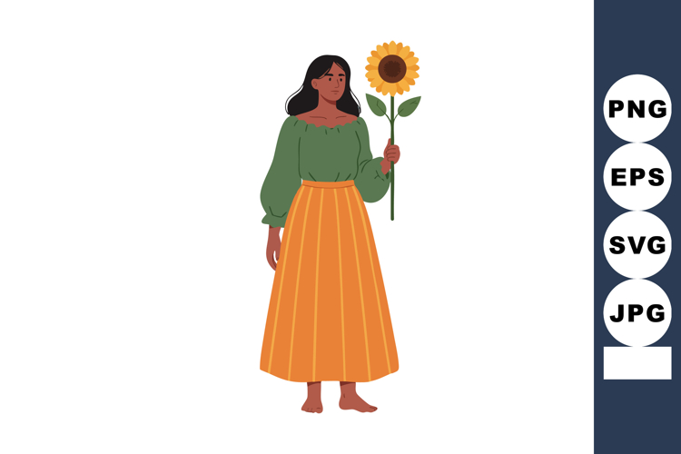 Sunflower Clipart Image 14