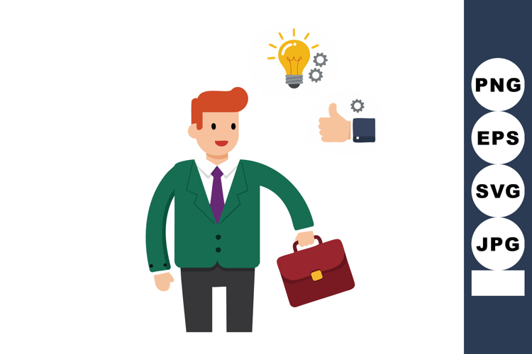 Businessman Clipart Image 7