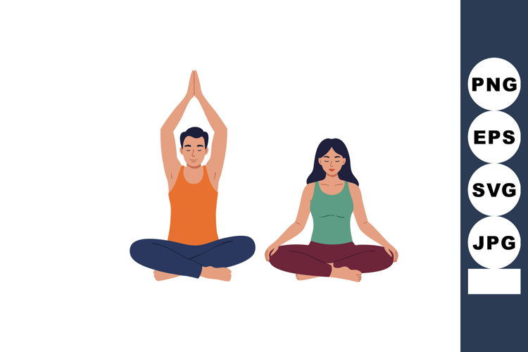 Meditation Clipart Image 13