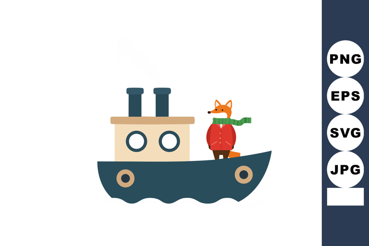 Boat Vector Image 6