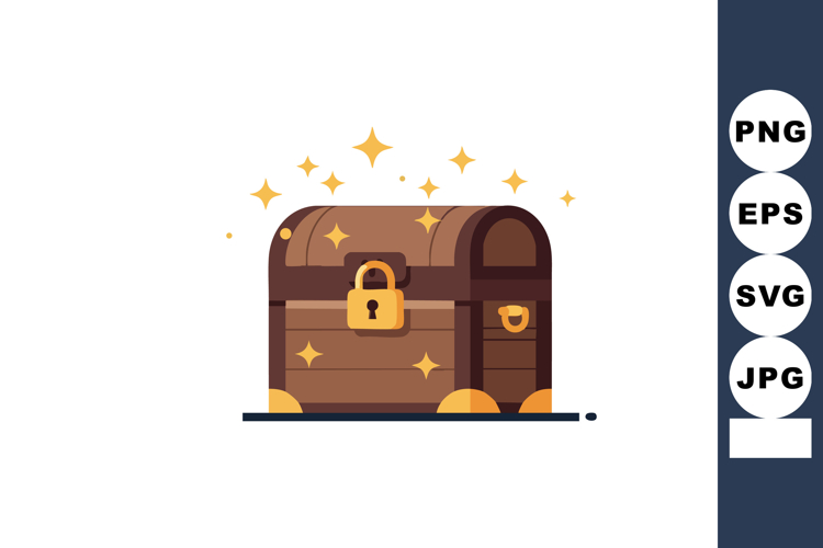 Treasure Box Clipart Image 2