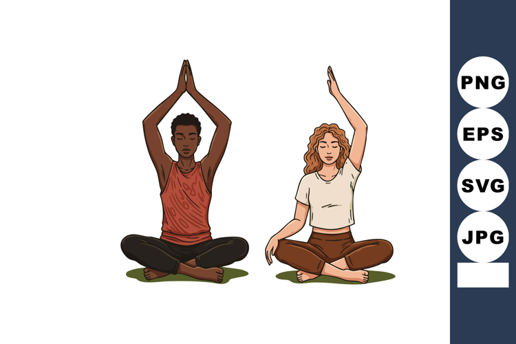 Meditation Clipart Image 15