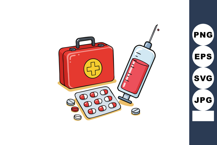 First Aid Kit Clipart Image 7