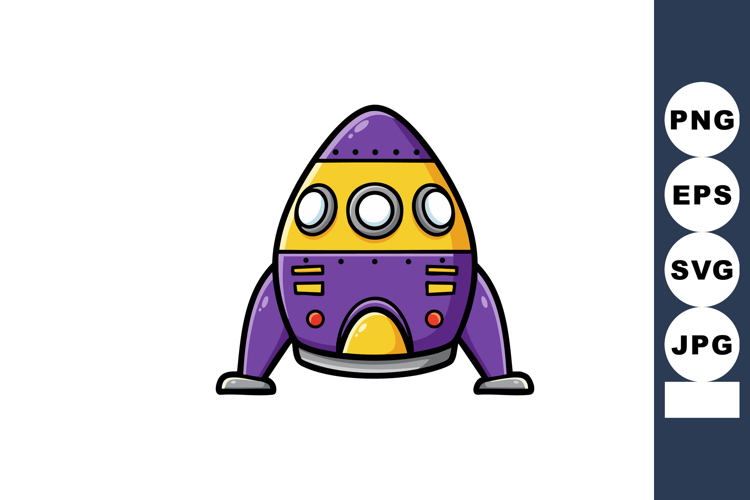 Rocket Clipart Image 22