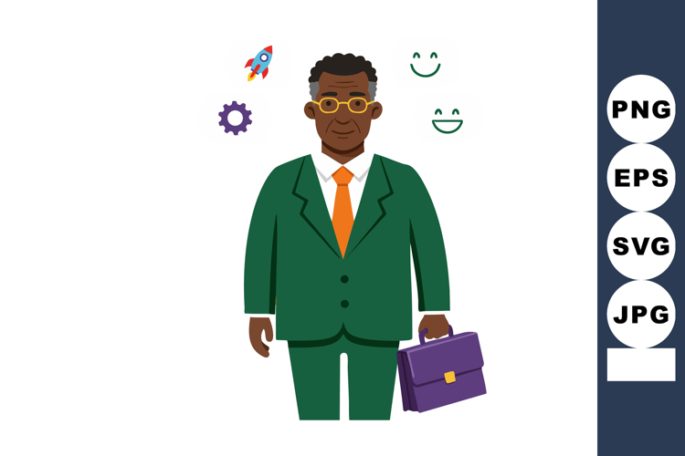 Businessman Clipart Image 9