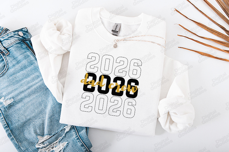 New Year 2026 SVG Shirt Design