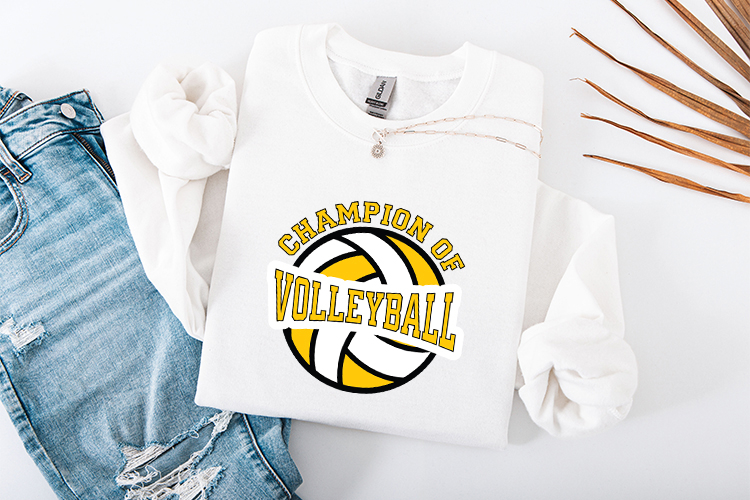 Champion of Volleyball SVG Athletic Varsity Tournament Logo