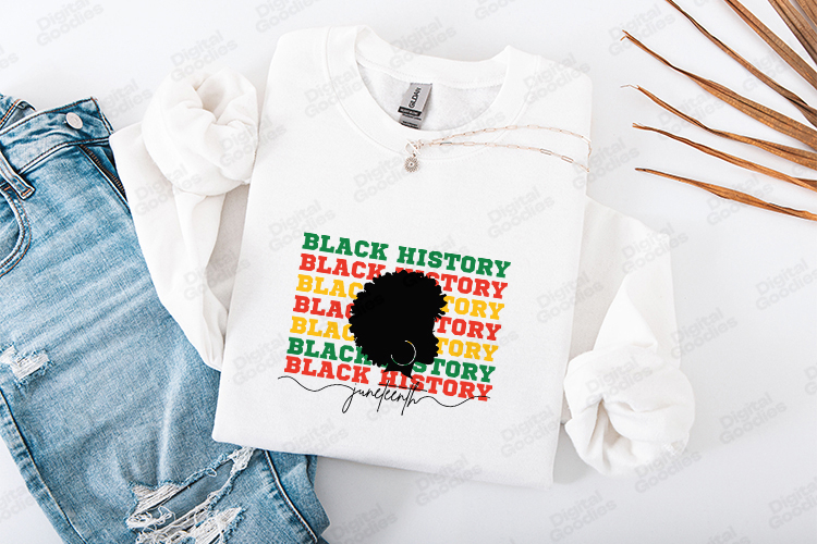 Juneteenth Afro Svg Image 5