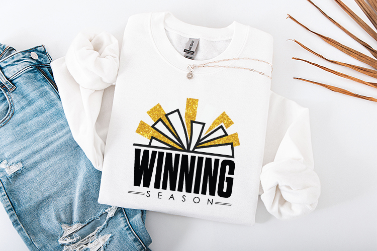 Gold Glitter Spirit Bundle - Sports Tackle Winning Season