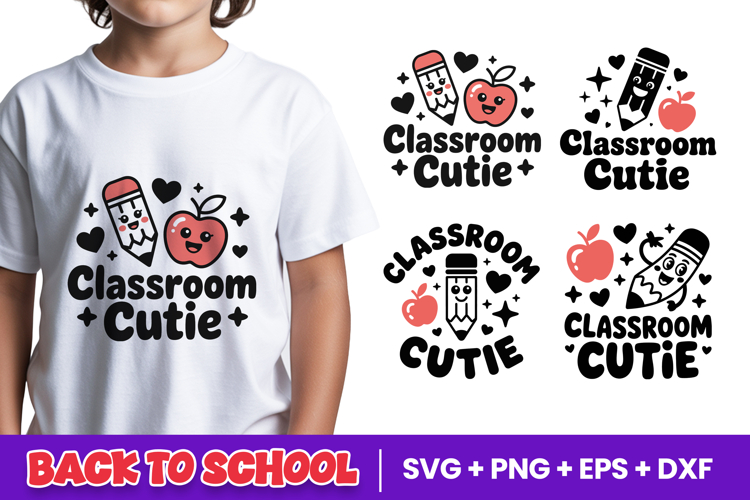 Classroom Cutie School SVG PNG