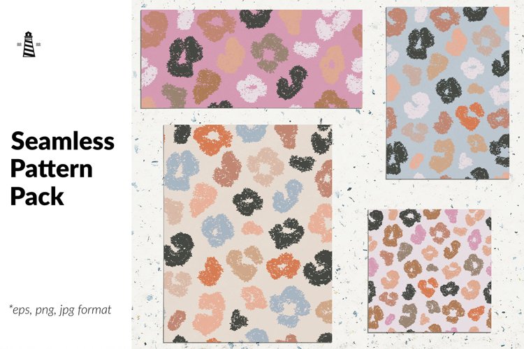 Abstract animal skin patterns