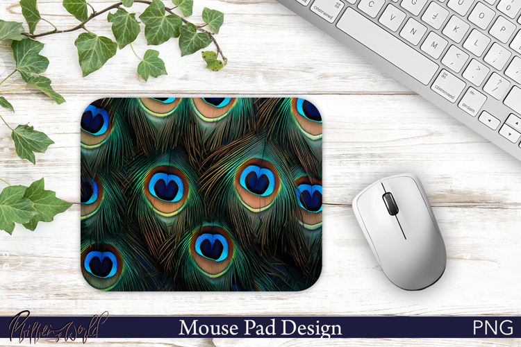 Mouse Pad Design | Peacock | Wild
