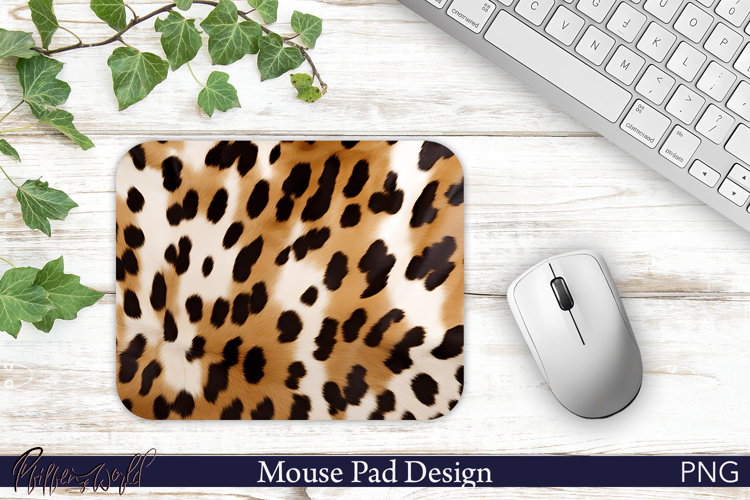 Mouse Pad Design | Cow Print | Dots
