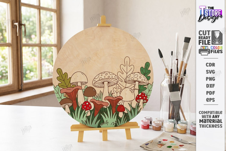 Paint by Numbers Laser Cut | Paintable Wood Art | Painting