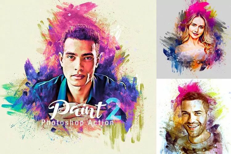 Paint Photoshop Action