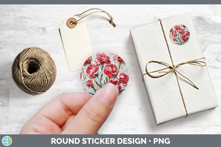 GorgeousPaint Flowers 01 Stickers design.