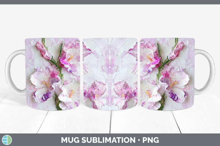 GorgeousPaint Flowers 01 Mug Wrap design.
