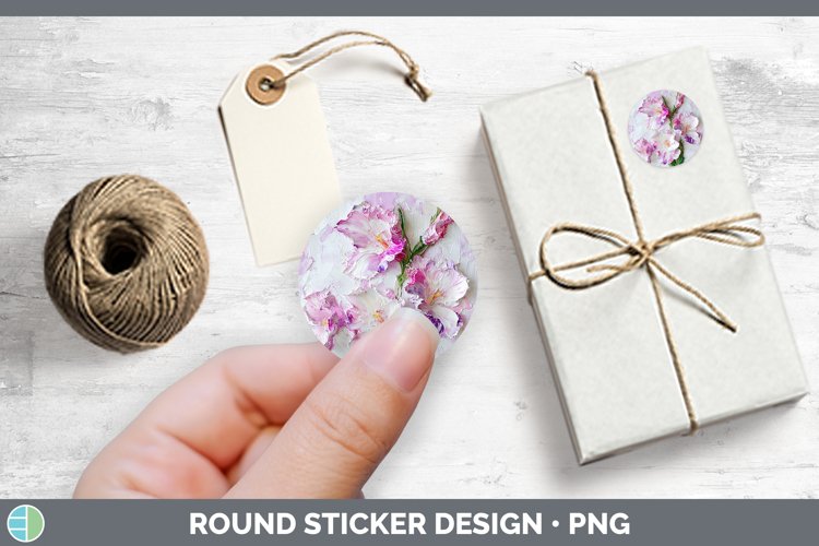 GorgeousPaint Flowers 01 Stickers design.