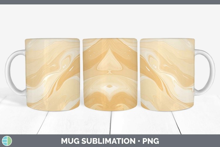 GorgeousPaint Pour Mug Wrap design.