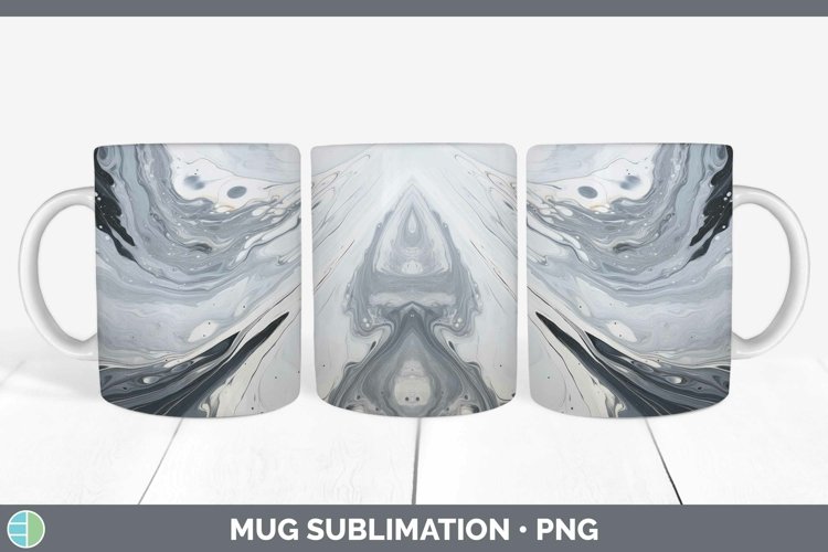 GorgeousPaint Pour Mug Wrap design.