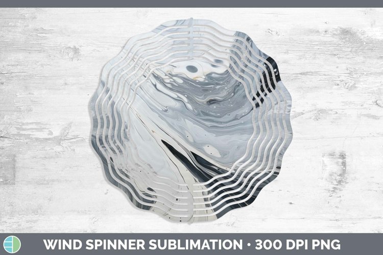 GorgeousPaint Pour Wind Spinner design.