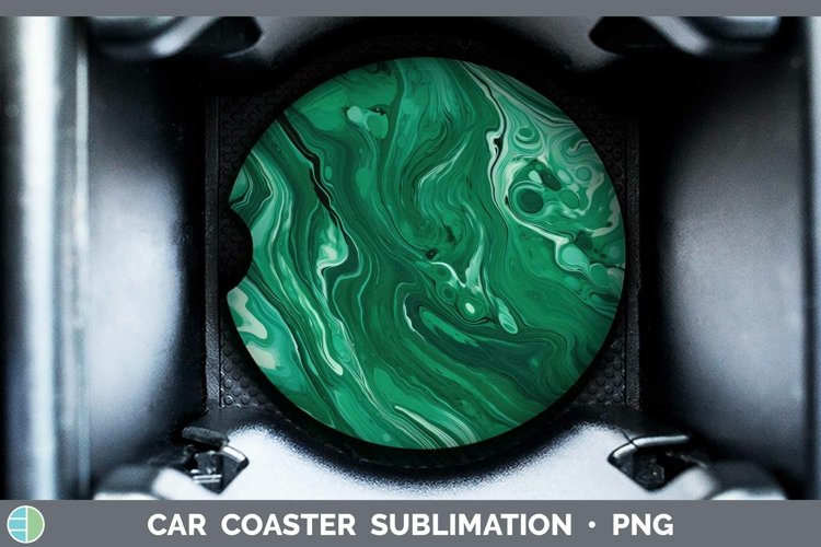 GorgeousPaint Pour Car Coaster design.