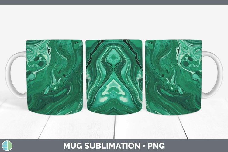 GorgeousPaint Pour Mug Wrap design.