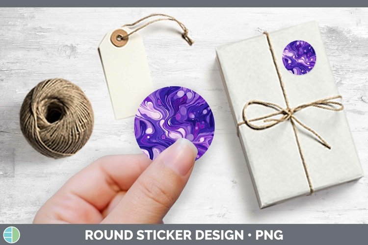 GorgeousPaint Pour Stickers design.