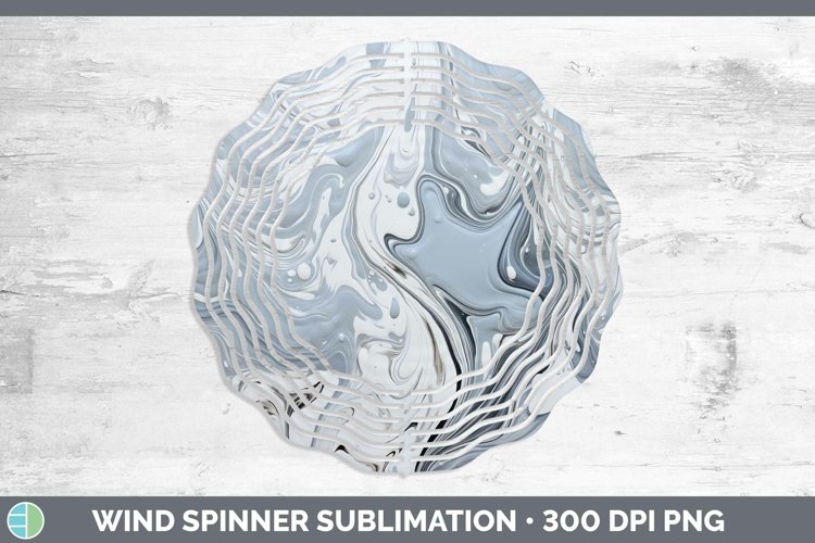 GorgeousPaint Pour Wind Spinner design.